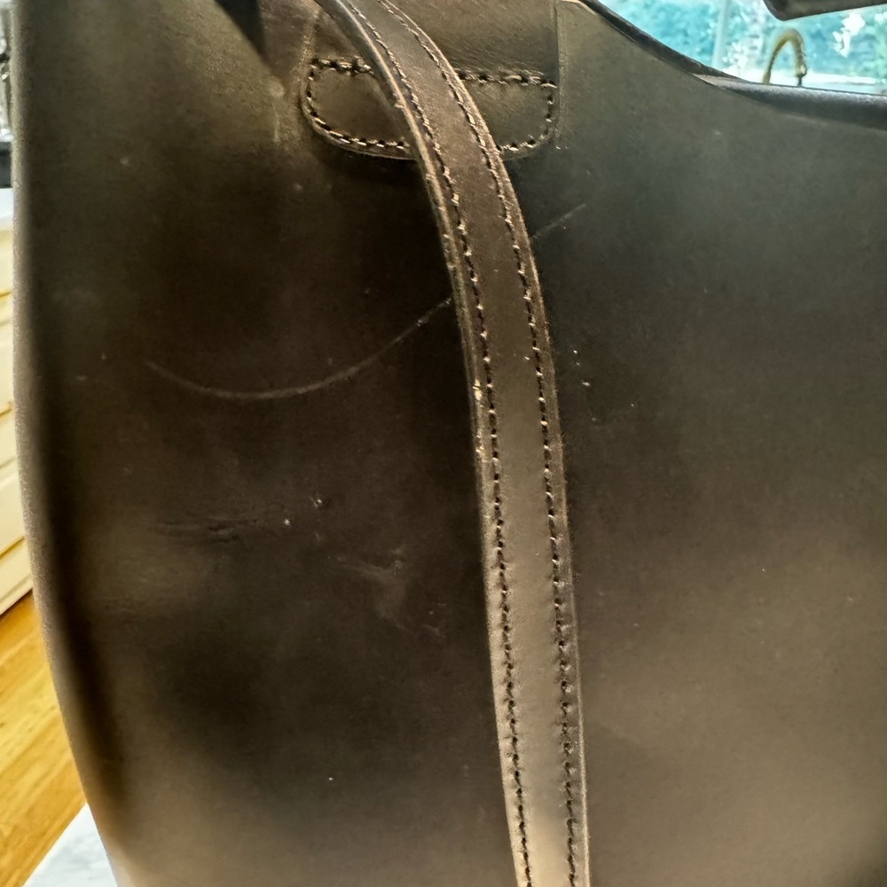 Zara leather large tote bag - Picture 4 of 9